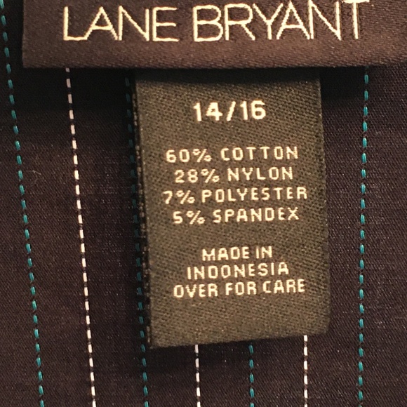 👘 Lane Bryant Wrap Shirt Sz 14/16 - Picture 3 of 3